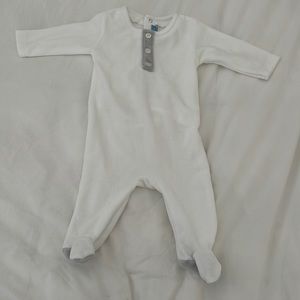 Briobebe velour onesie never worn brand new without tags size 3 months